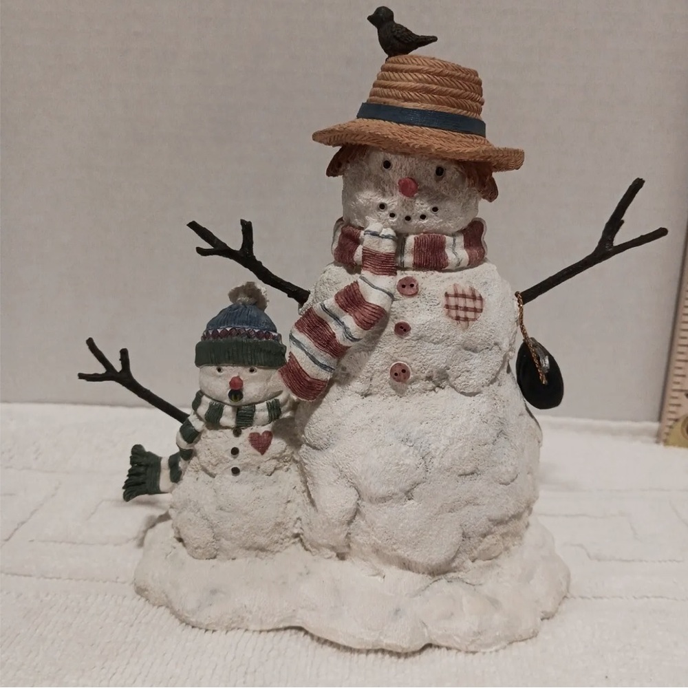 LANG & WISE COLLECTIBLE 1st EDITION 1998 SHERRI BUCK BALDWIN SNOWMAN